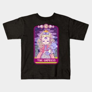 The Empress - Cute Kawaii Anime Tarot Card T-Shirt Kids T-Shirt